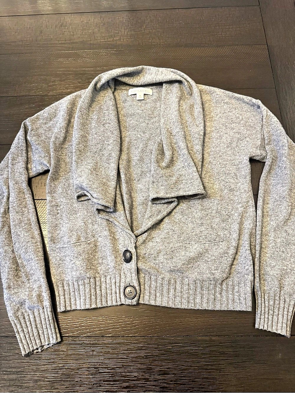 Banana Republic Sz Medium Long Sleeve Shawl Neck Cardigan Luxury Cashmere Blend
